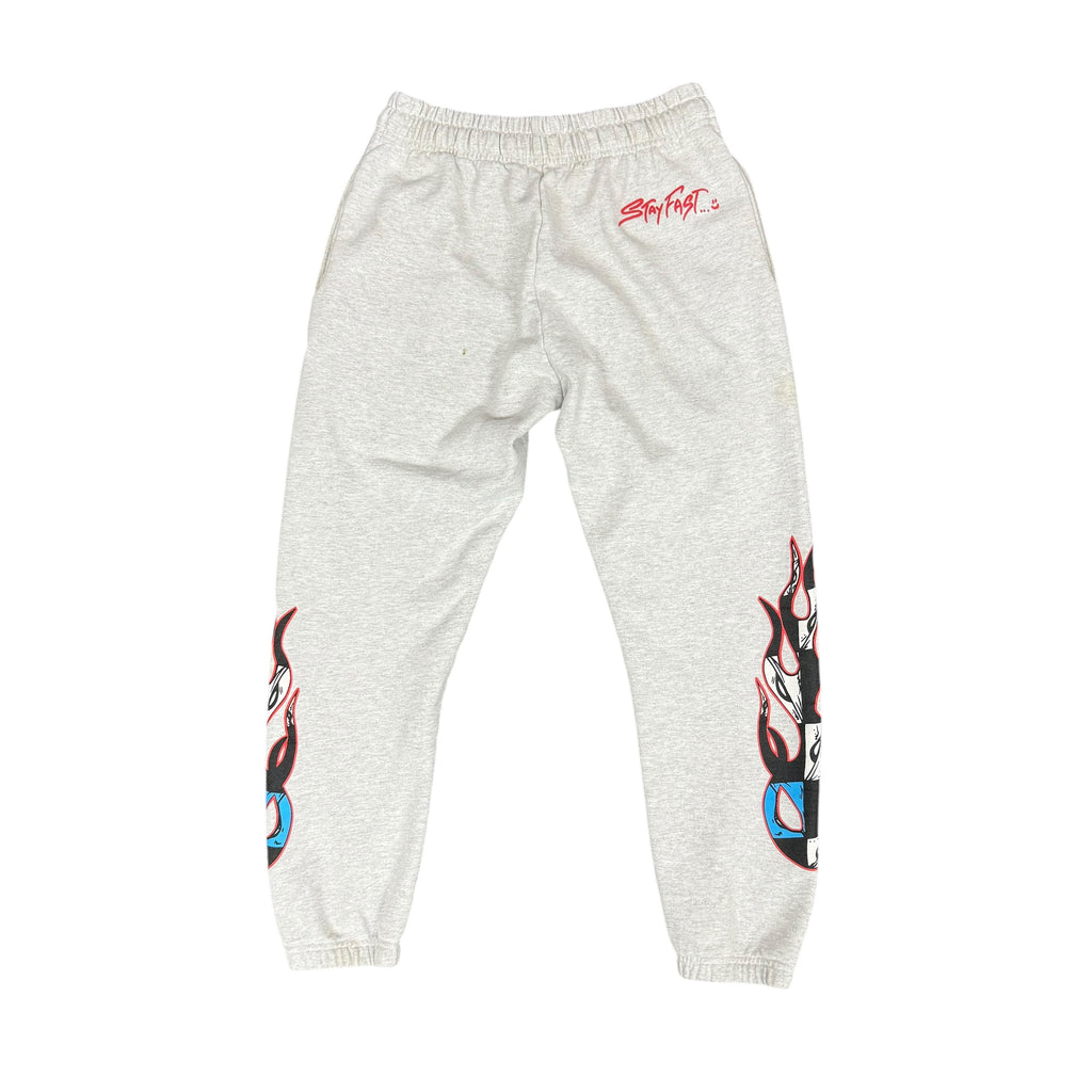 Chrome Hearts Stay Fast Grey Sweatpants