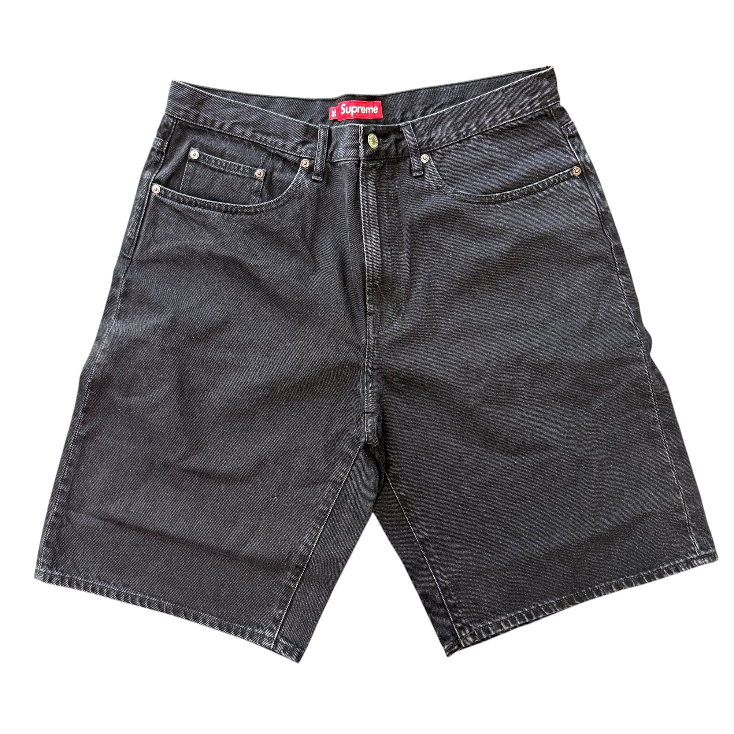 Supreme Black Denim Shorts
