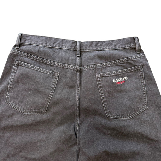 Supreme Black Denim Shorts