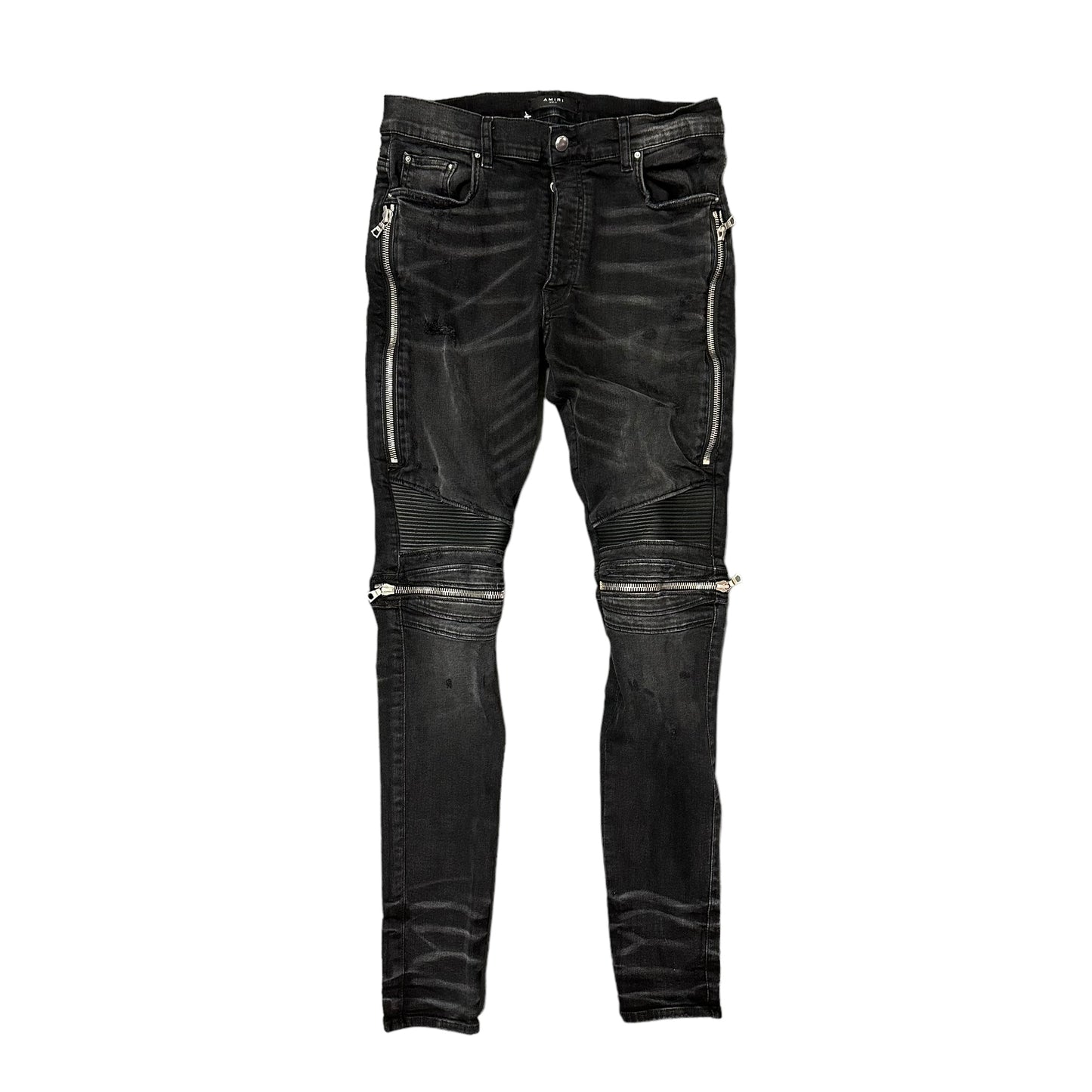 Black Amiri Biker Jeans