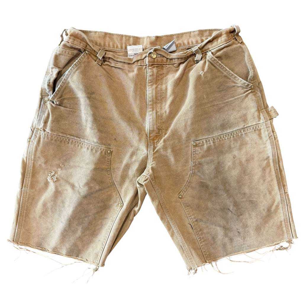 Vintage Carhartt Khaki Double Knee Shorts(38)