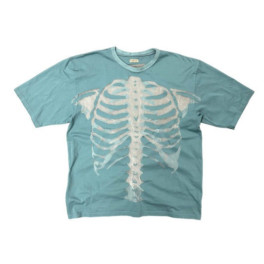 Kapital Blue Mesh Skeleton Tee