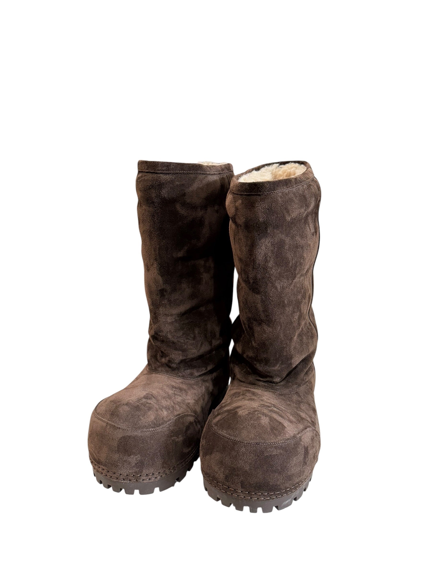 NEW Balenciaga Alaska Boot High Dark Brown (No Box)