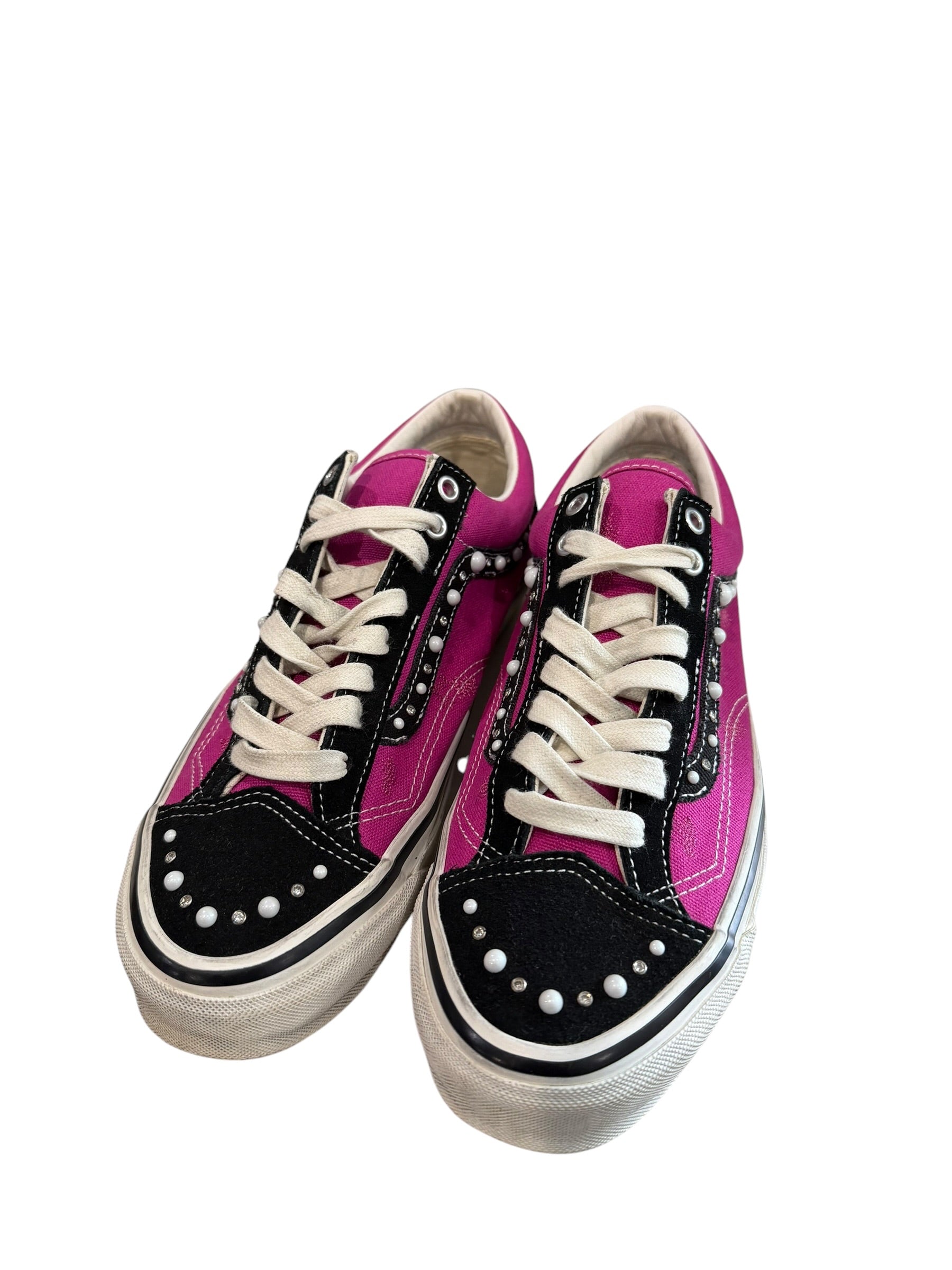 Pink Pearlized Vans