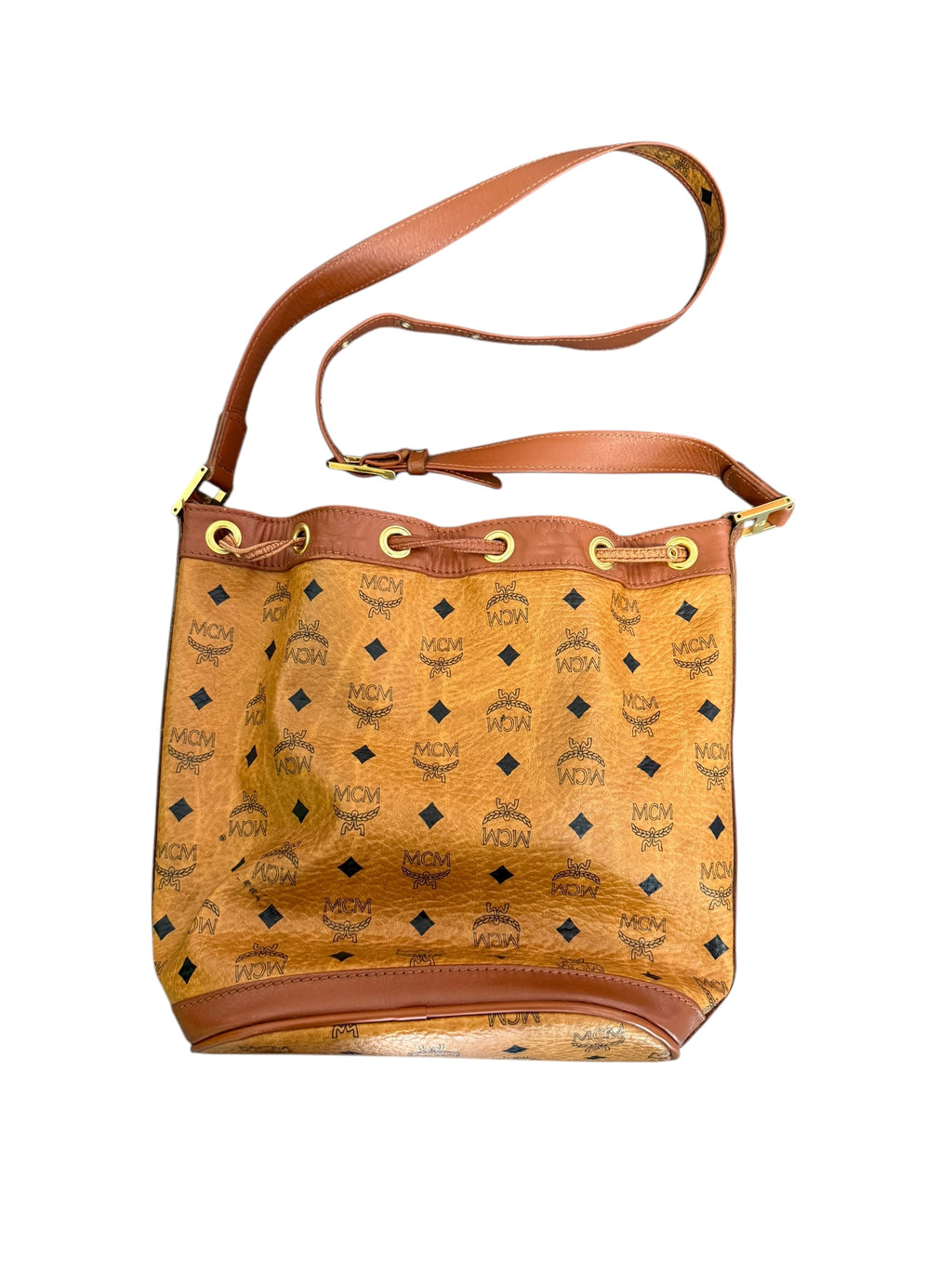 MCM Dessau Drawstring Bag