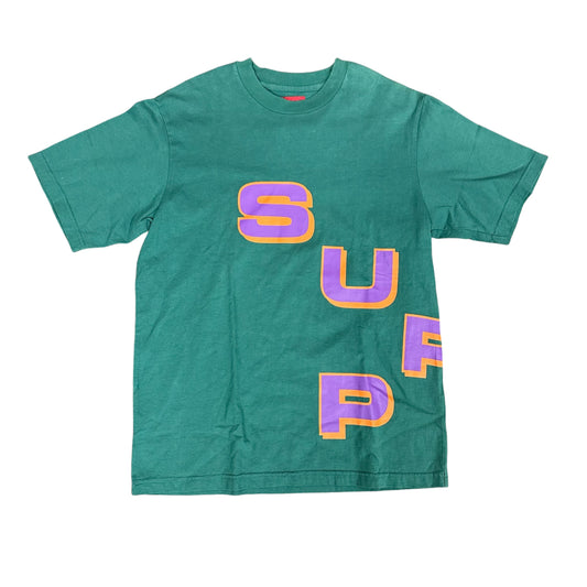 Supreme Green Spellout Shirt