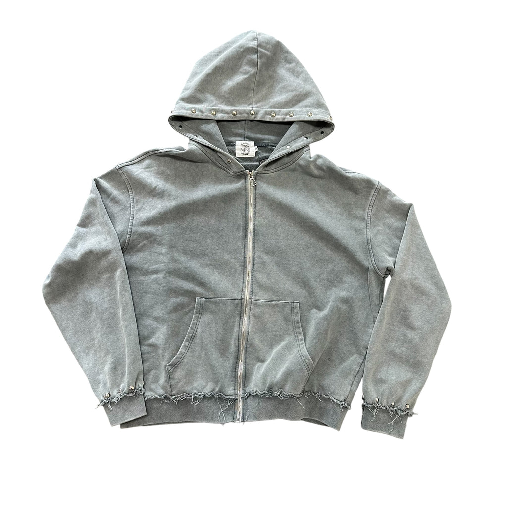 Saint Vanity Distressed Zip Up