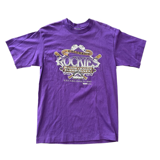 ‘93 Colorado Rockies Purple Tee