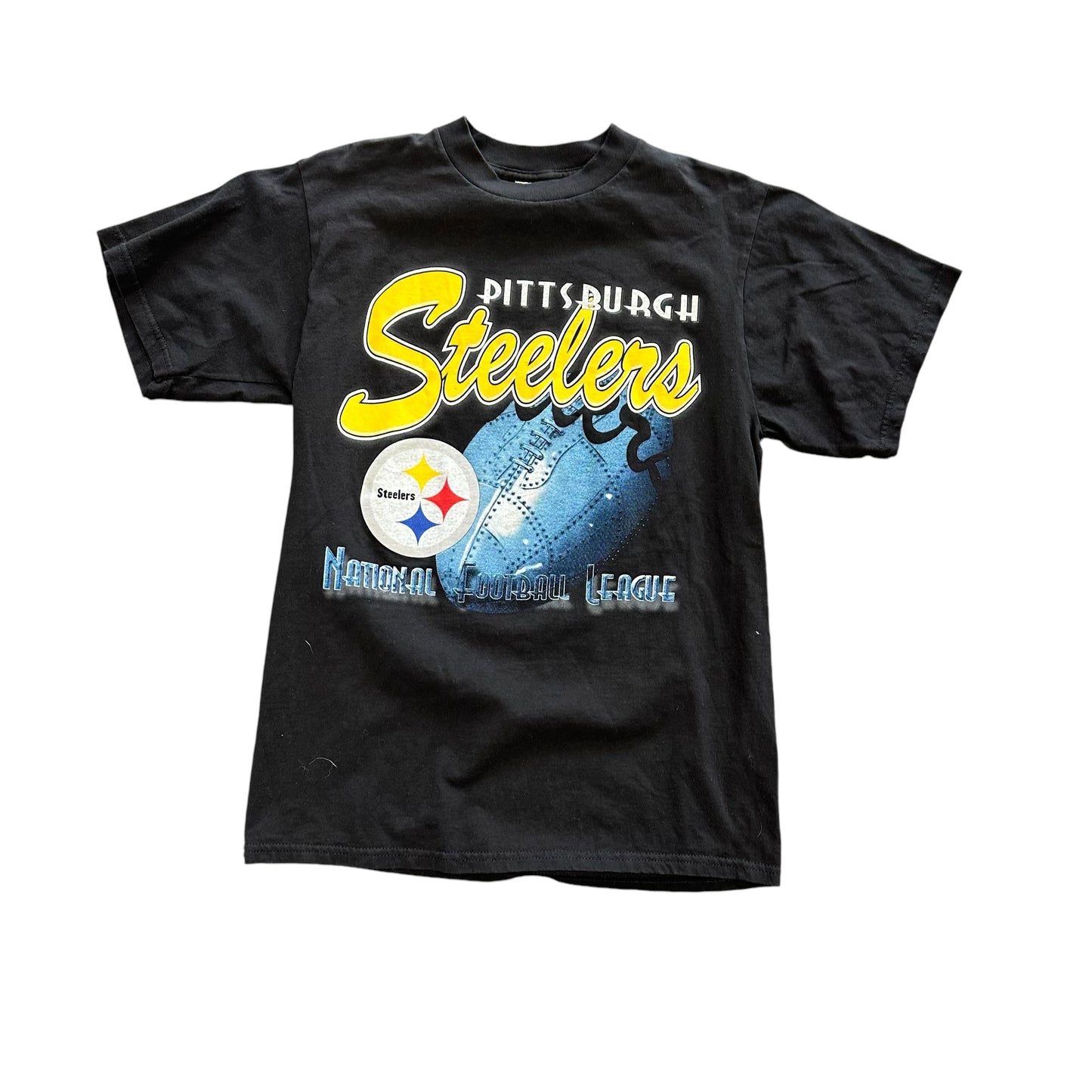 Vintage Steelers Metal Football Tee