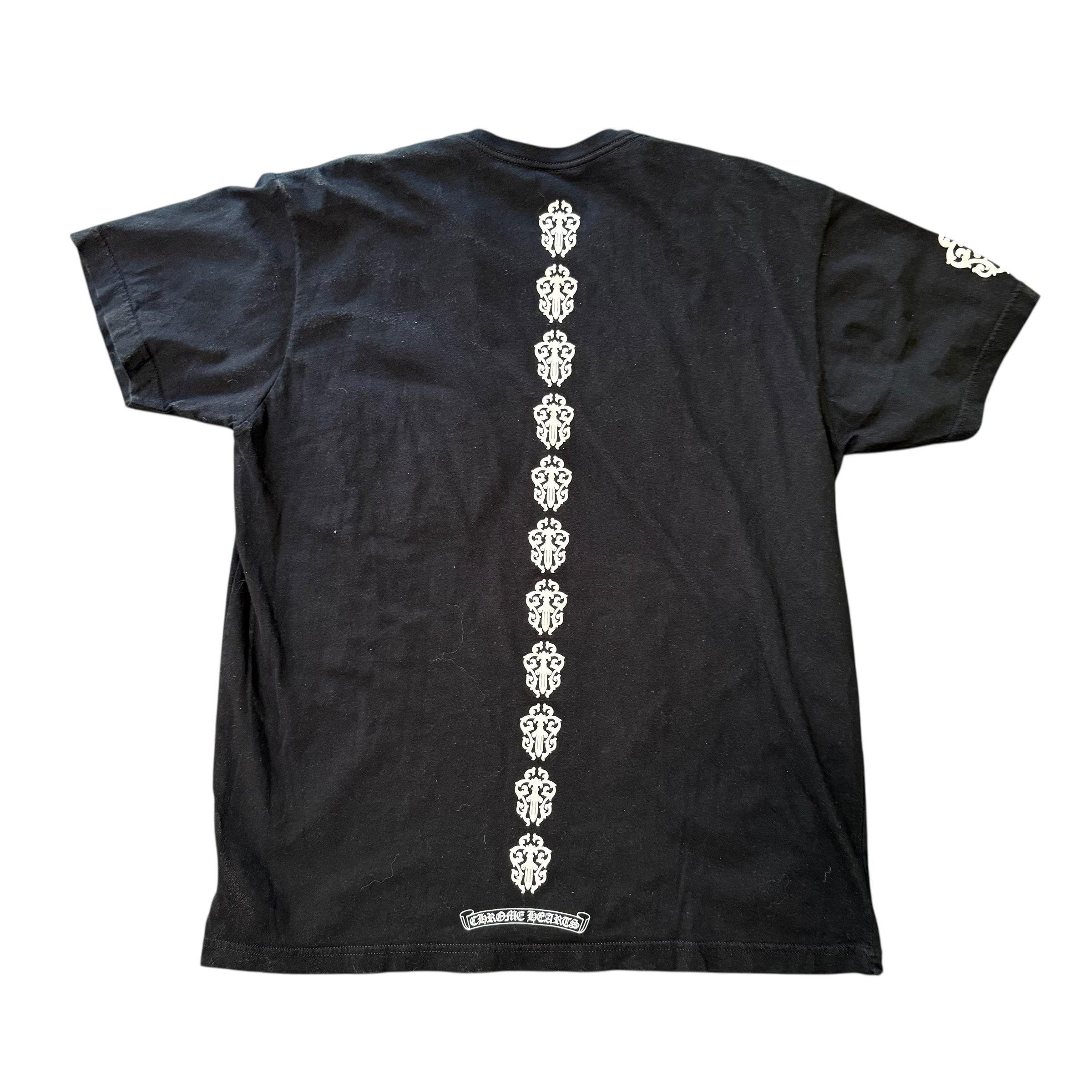 Chrome Hearts Black Dagger Pocket Tee
