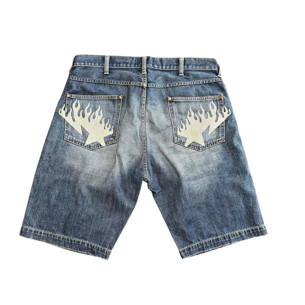 Bape Sta Denim/White Shorts
