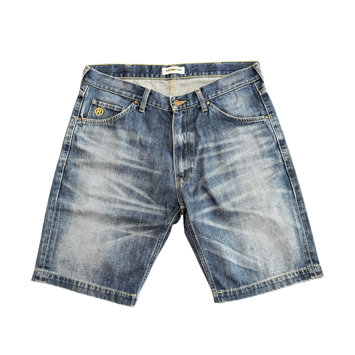 Bape Sta Denim/White Shorts