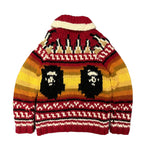 Bape Cowichan Knit Jacket
