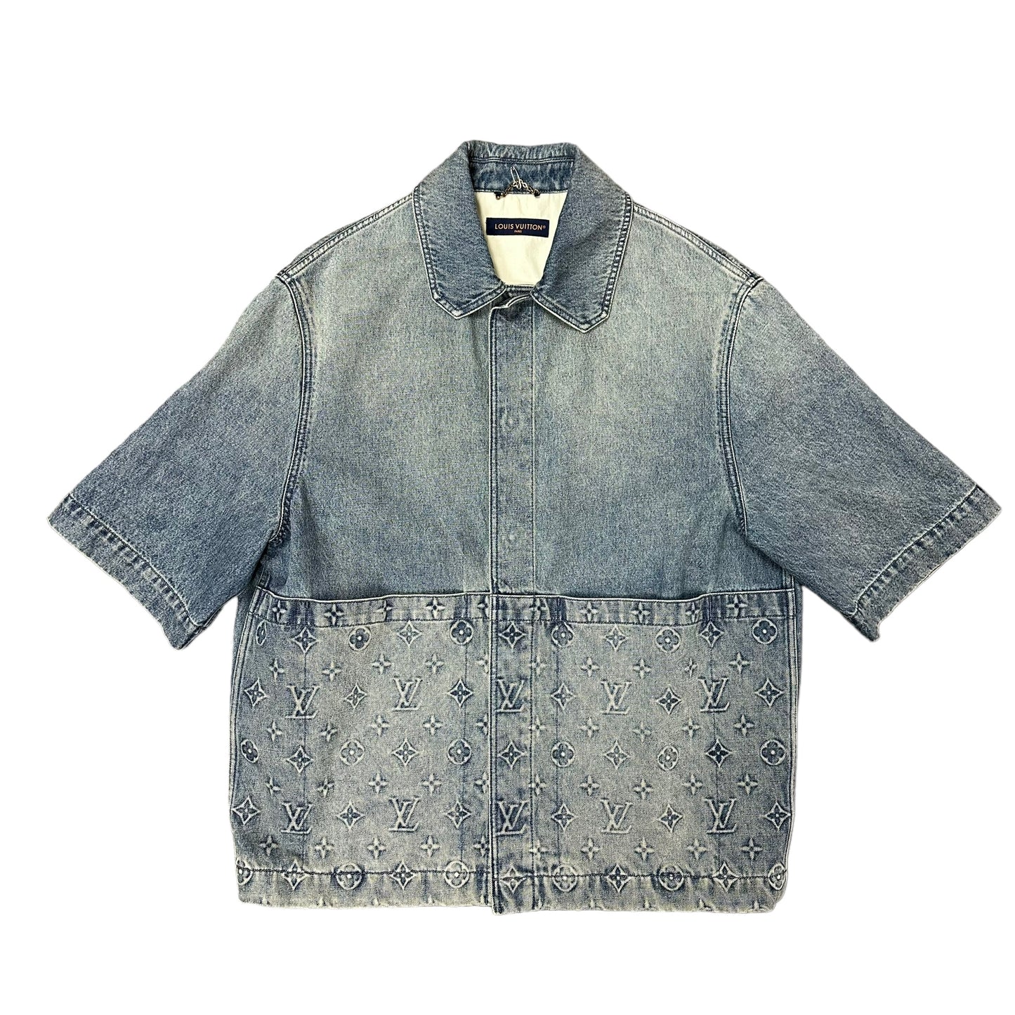 LV Short Sleeve Denim Workwear Shirt