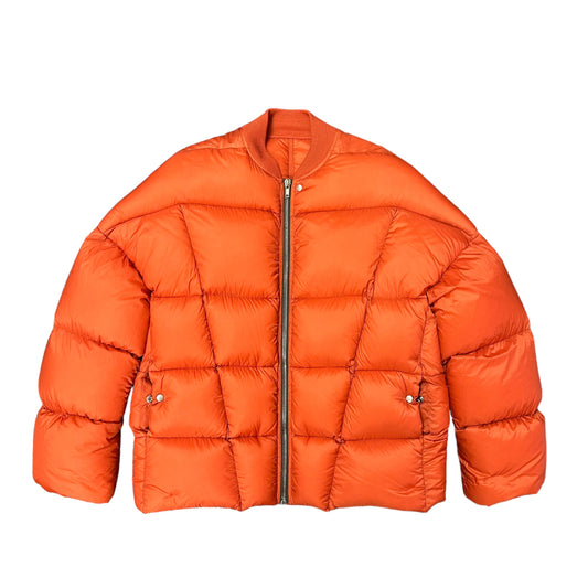 Orange Rick Owens Jumbo Duvet Peter Jacket