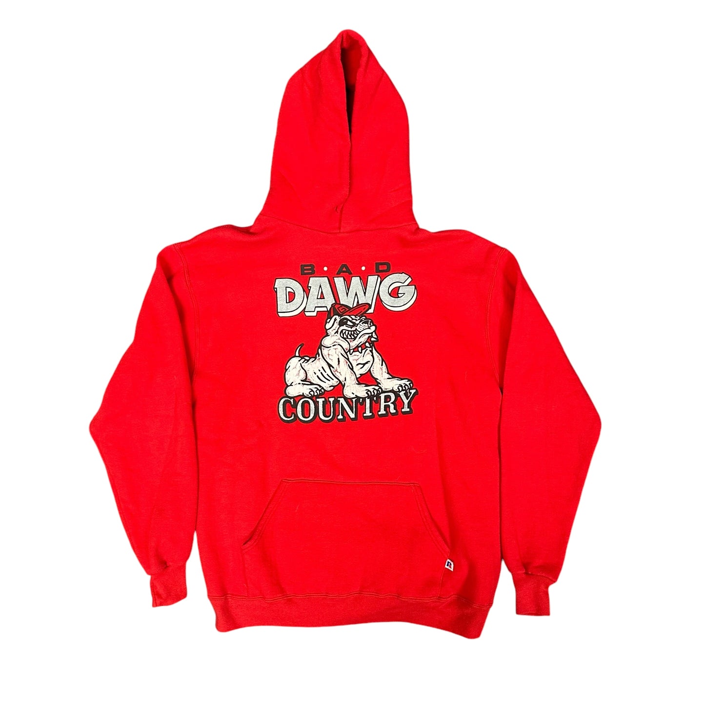 Vintage Red GA Bullogs Bad Dawg Hoodie