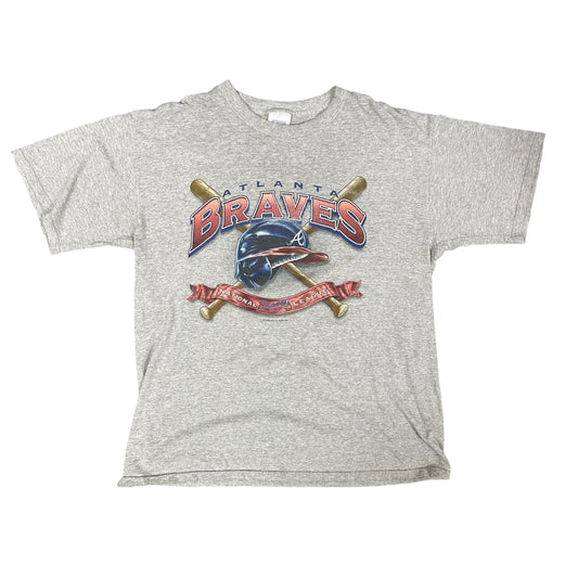 ‘04 ATL Braves NL Grey Tee