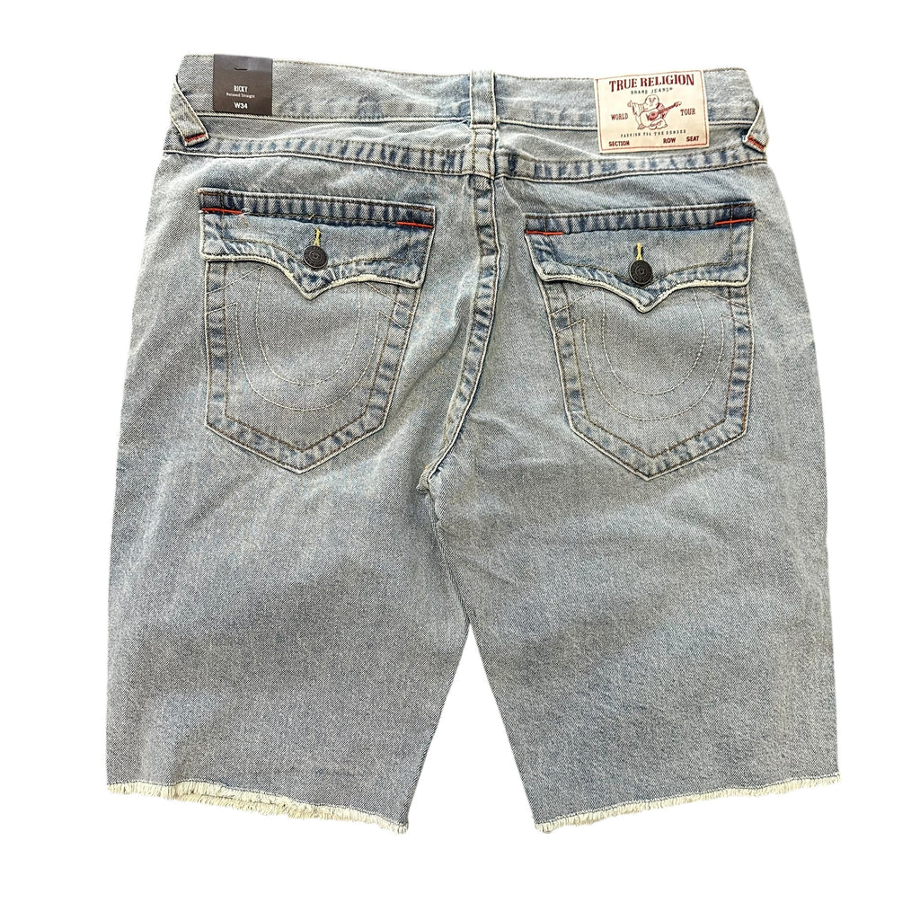 NEW True Religion Blue Denim Shorts