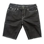 NEW True Religion Black Denim Shorts