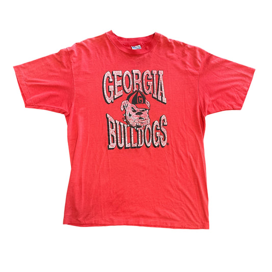 Vintage GA Bulldogs Red Tee