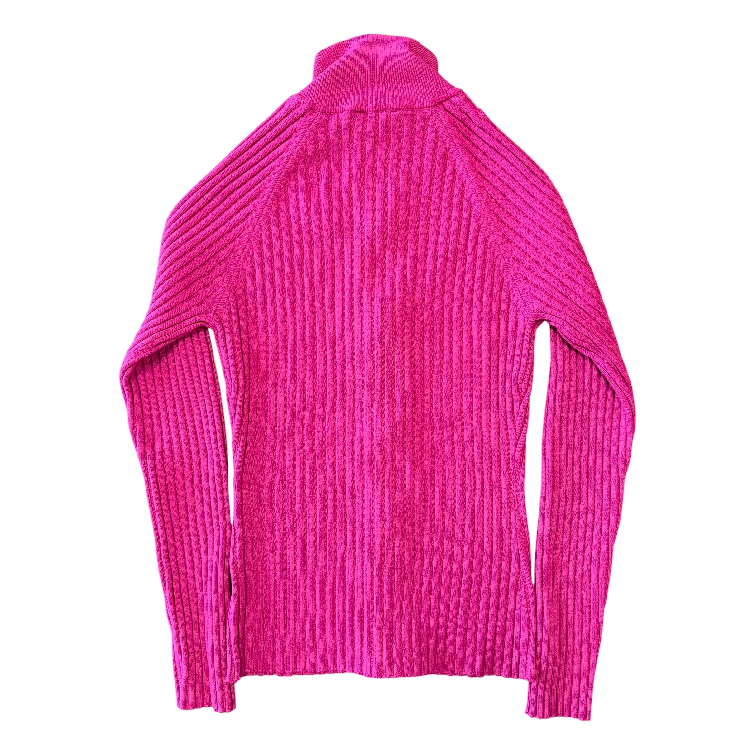 Bebe Ribbed Sweater “Hot Pink”