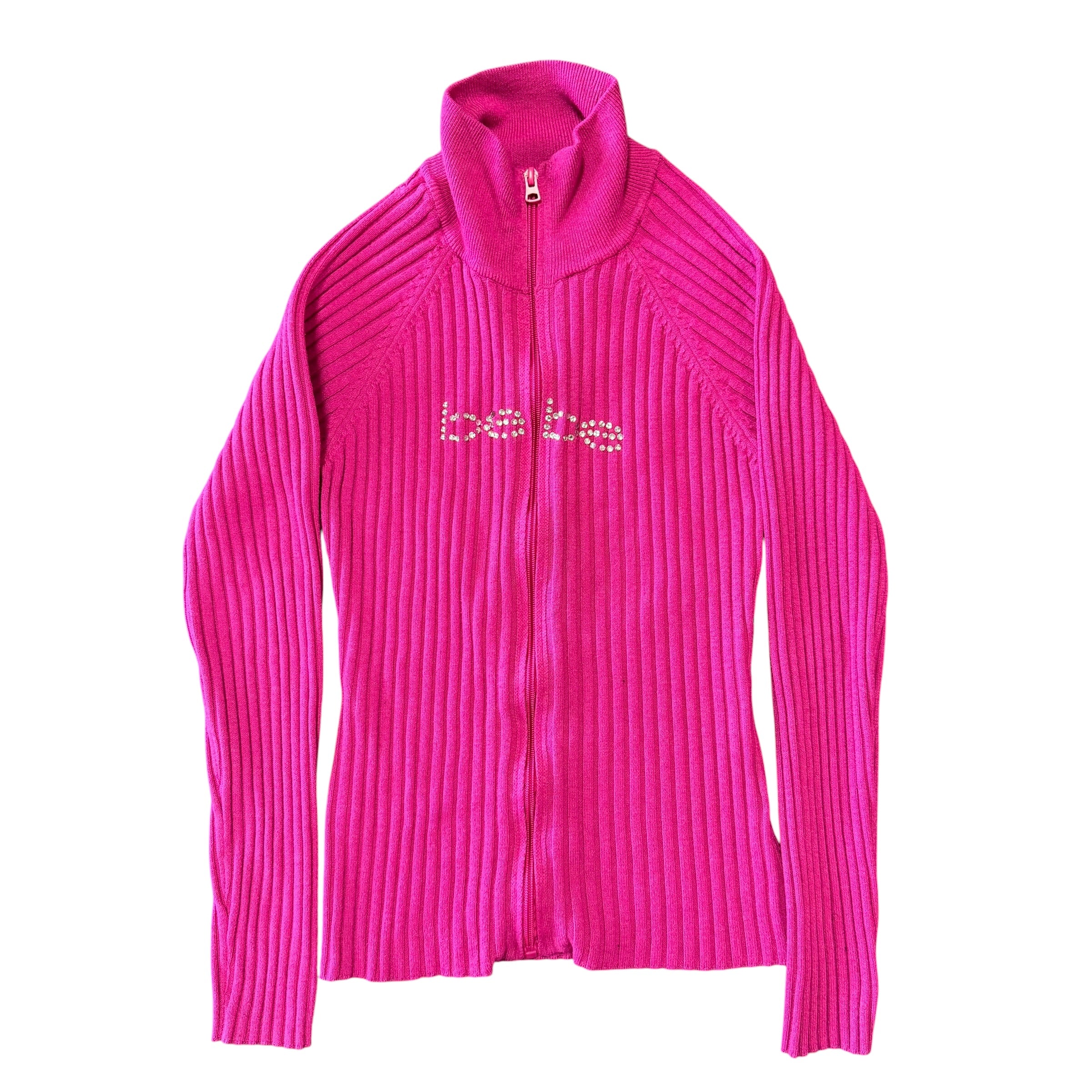 Bebe Ribbed Sweater “Hot Pink”