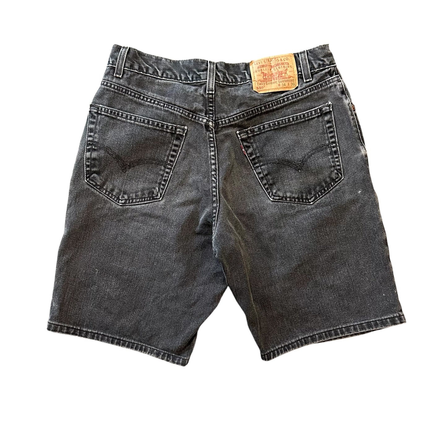 Levis Black Denim Shorts