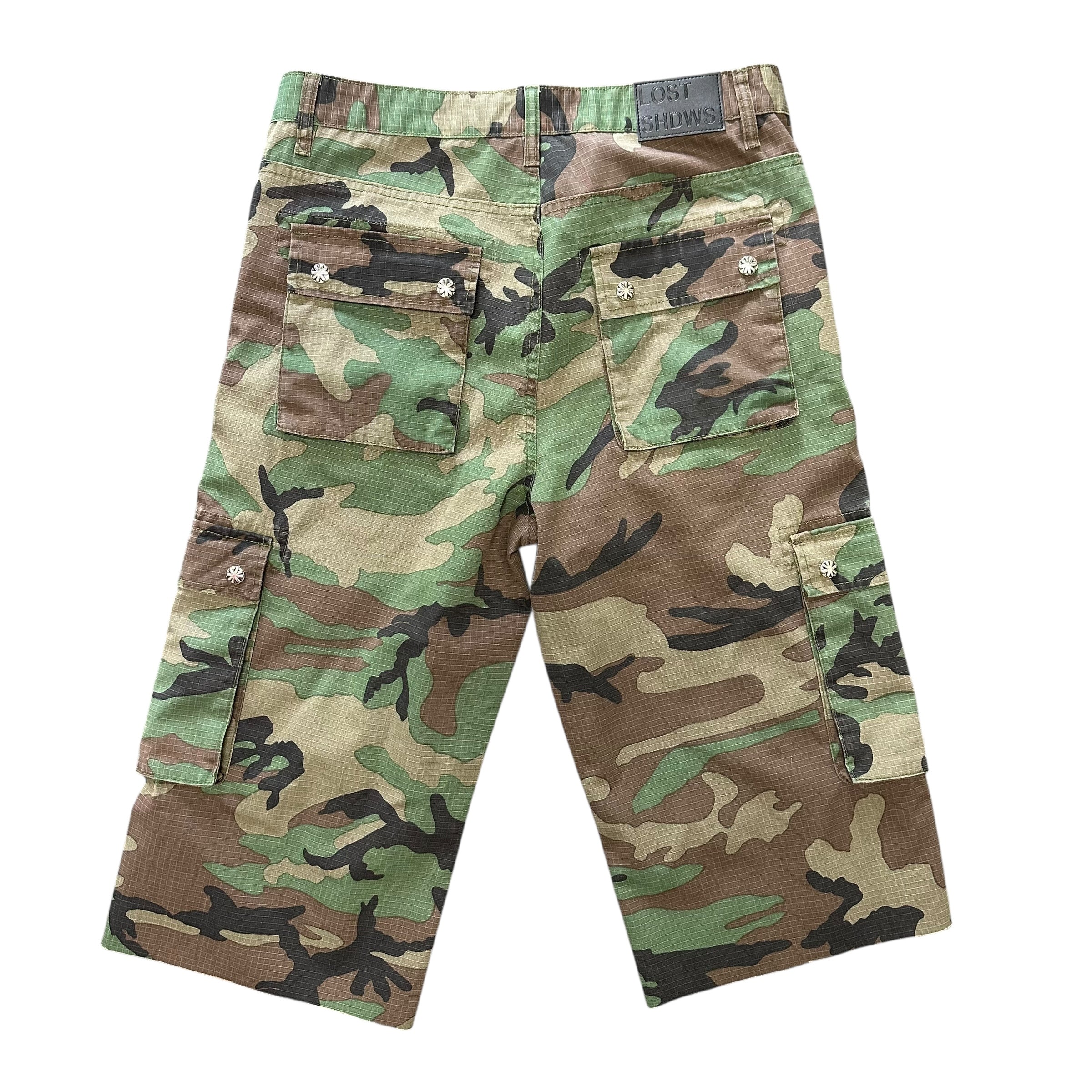 LOSTSHDWS Camo Shorts