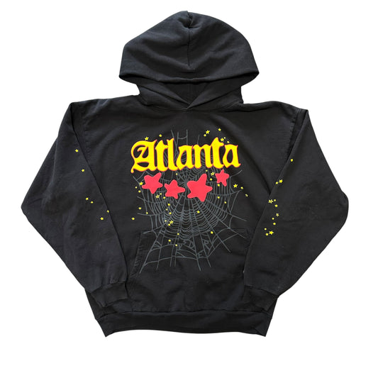 Sp5der Black/Yellow Atlanta Hoodie