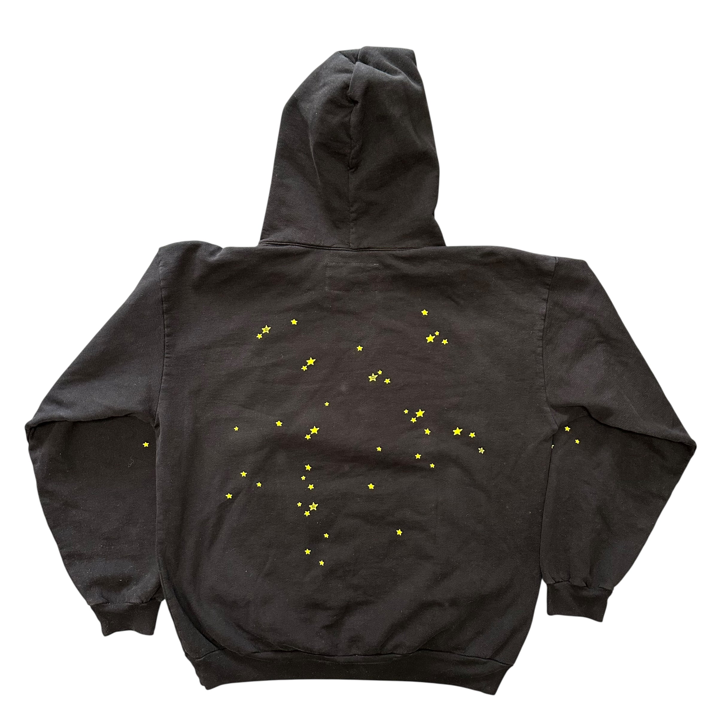Sp5der Black/Yellow Atlanta Hoodie