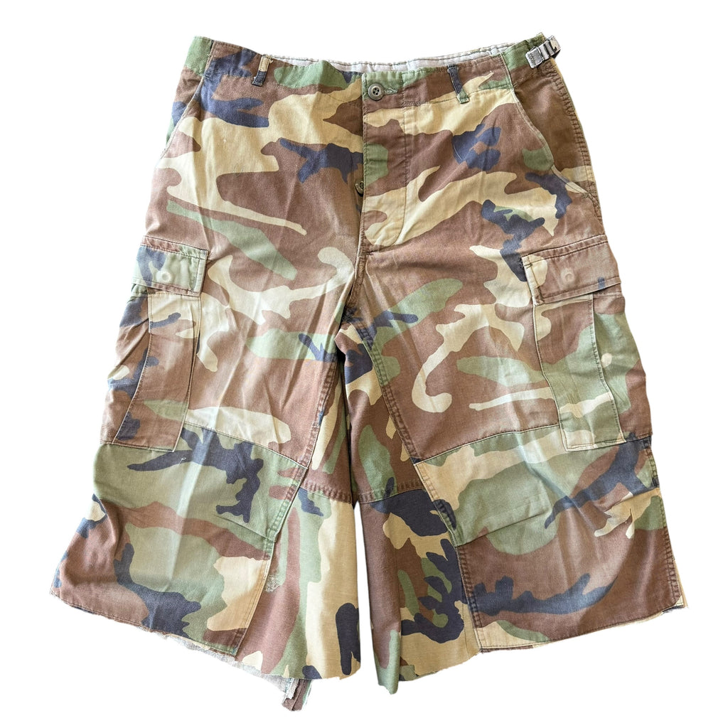 Vintage Flare Camo Shorts Engineered By Lost Habits (07/25)