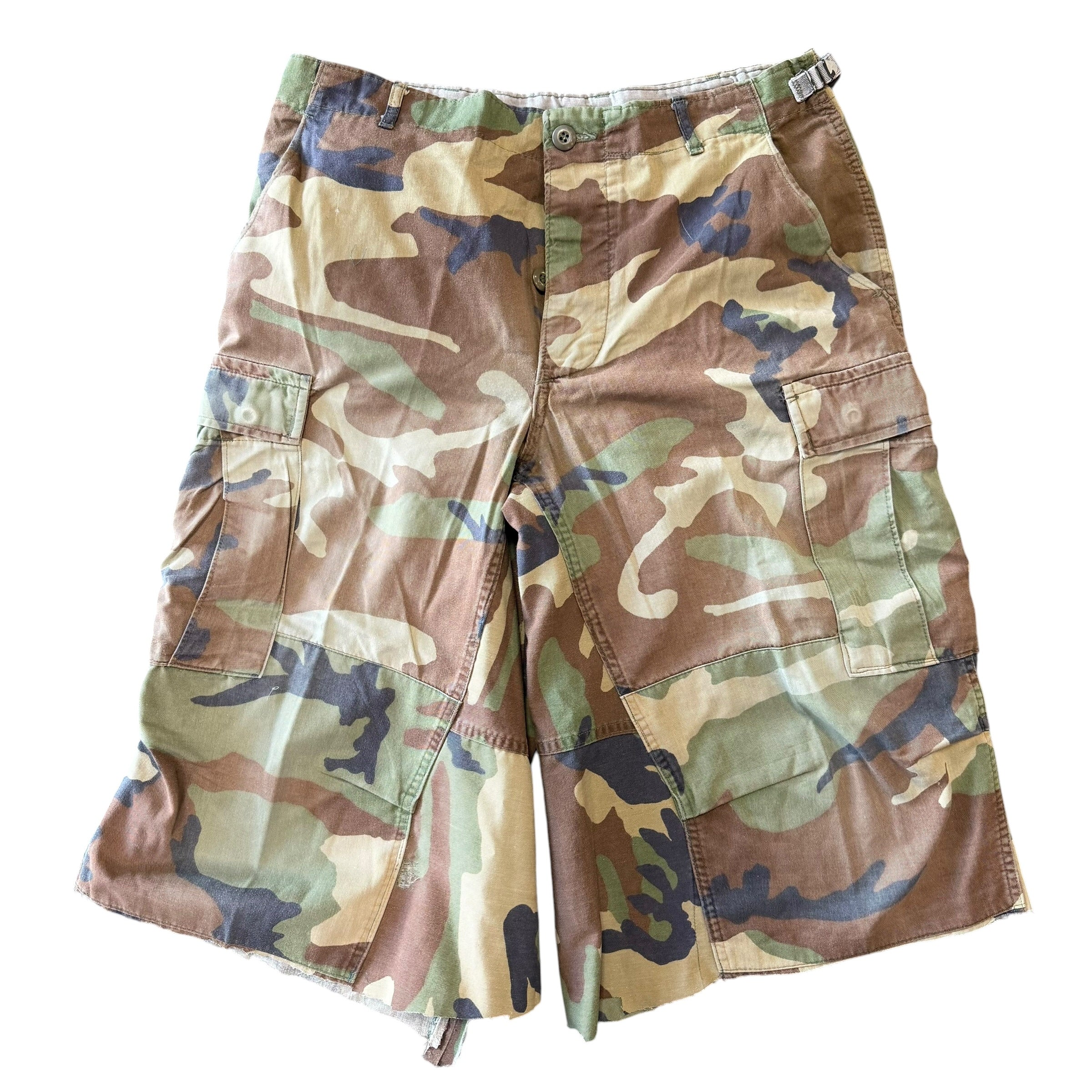 Vintage Flare Camo Shorts Engineered By Lost Habits (07/25)