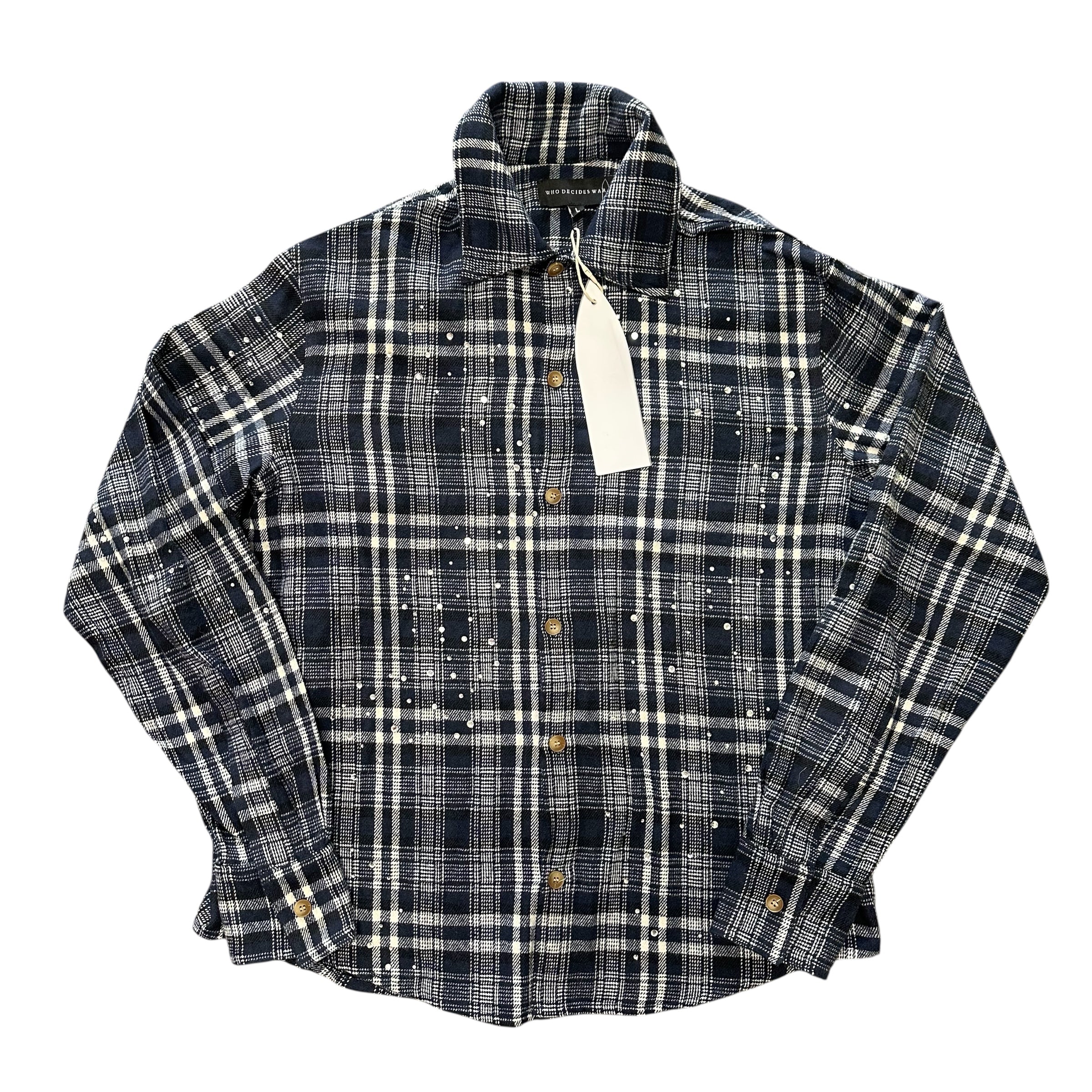 NEW Who Decides War “Starry Night” Flannel