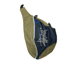 Vintage Stüssy Tri-Harness Sling Bag “OLV/GRN,BLU”