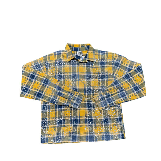 Vale Rhinestones Yellow Flannal