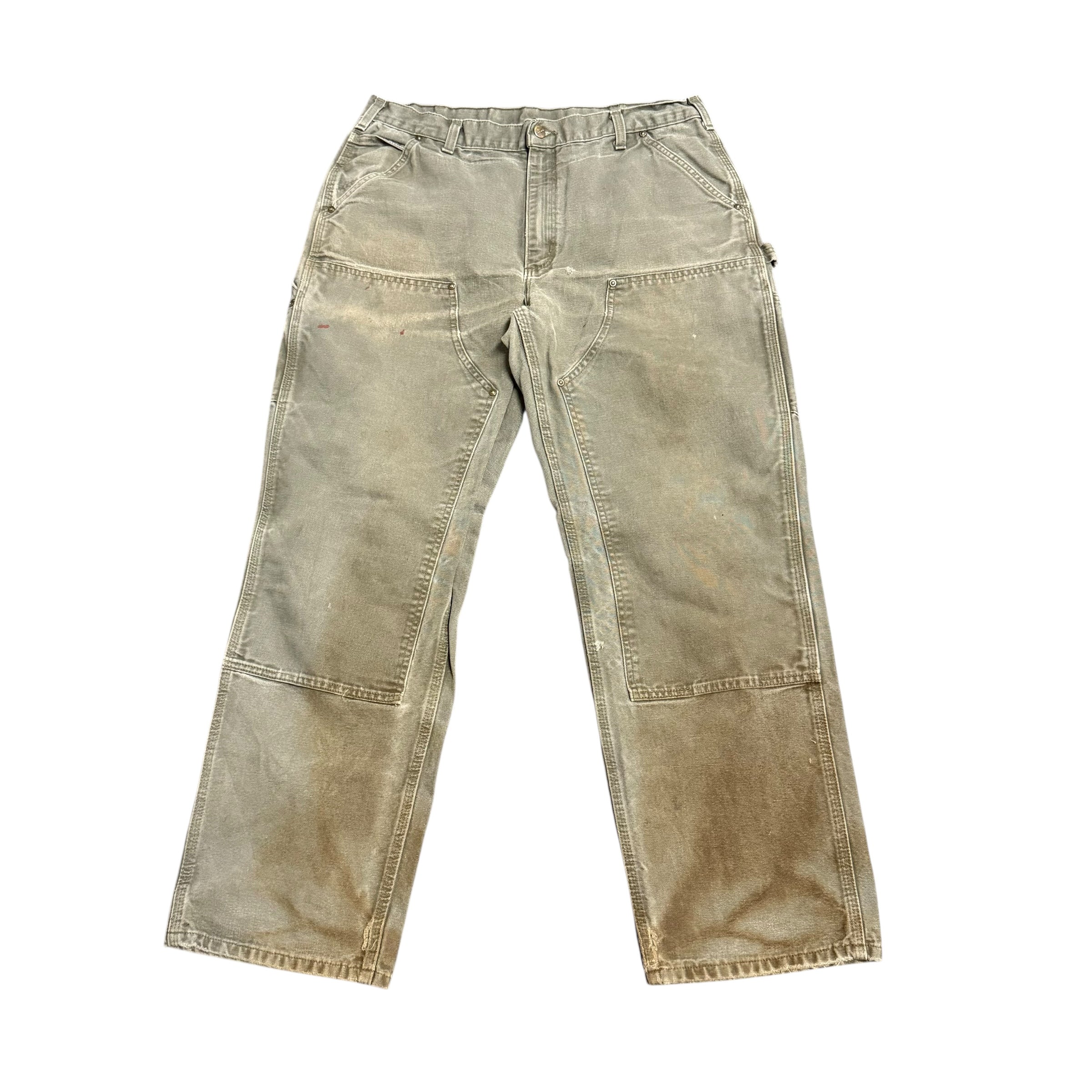 Vintage Carhartt Double Knee Green (Stained)