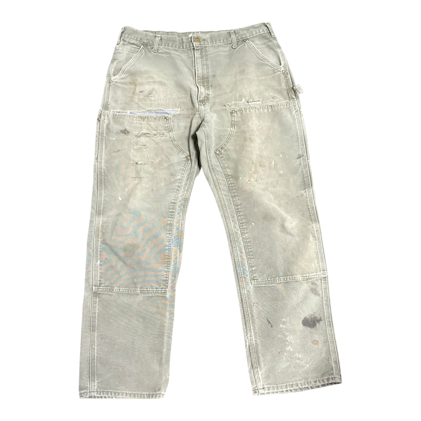 Vintage Carhartt Double Knee Green (Repaired)