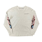 Grey Chrome Hearts Matty Boy Brain L/S