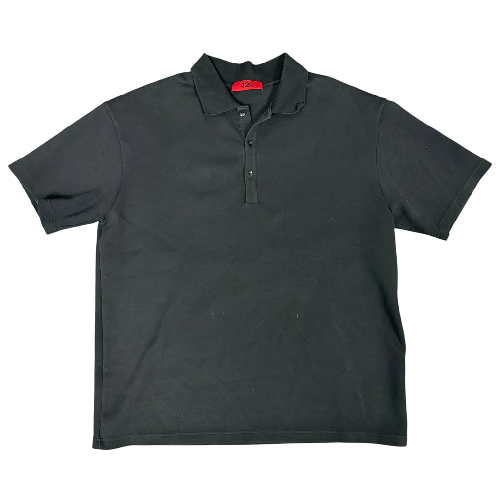 424 Black Polo Shirt
