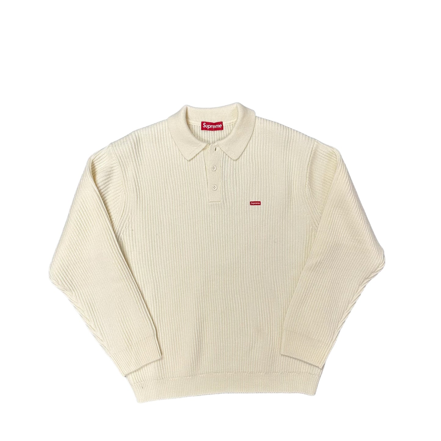 Supreme Cream Bogo Polo Sweater