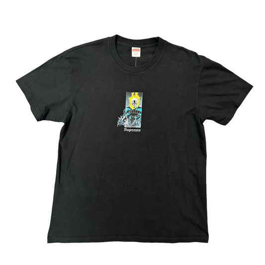 Black Supreme Ghost Rider Tee