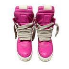 Rick Owens Pink GeoBasket Sneakers