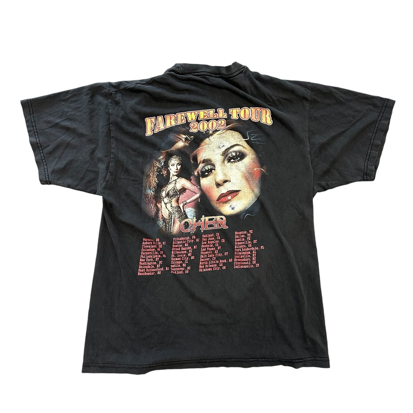 ‘02 Cher Farewell Tour Tee