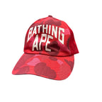 ‘06 Bape Red Camo Trucker Hat
