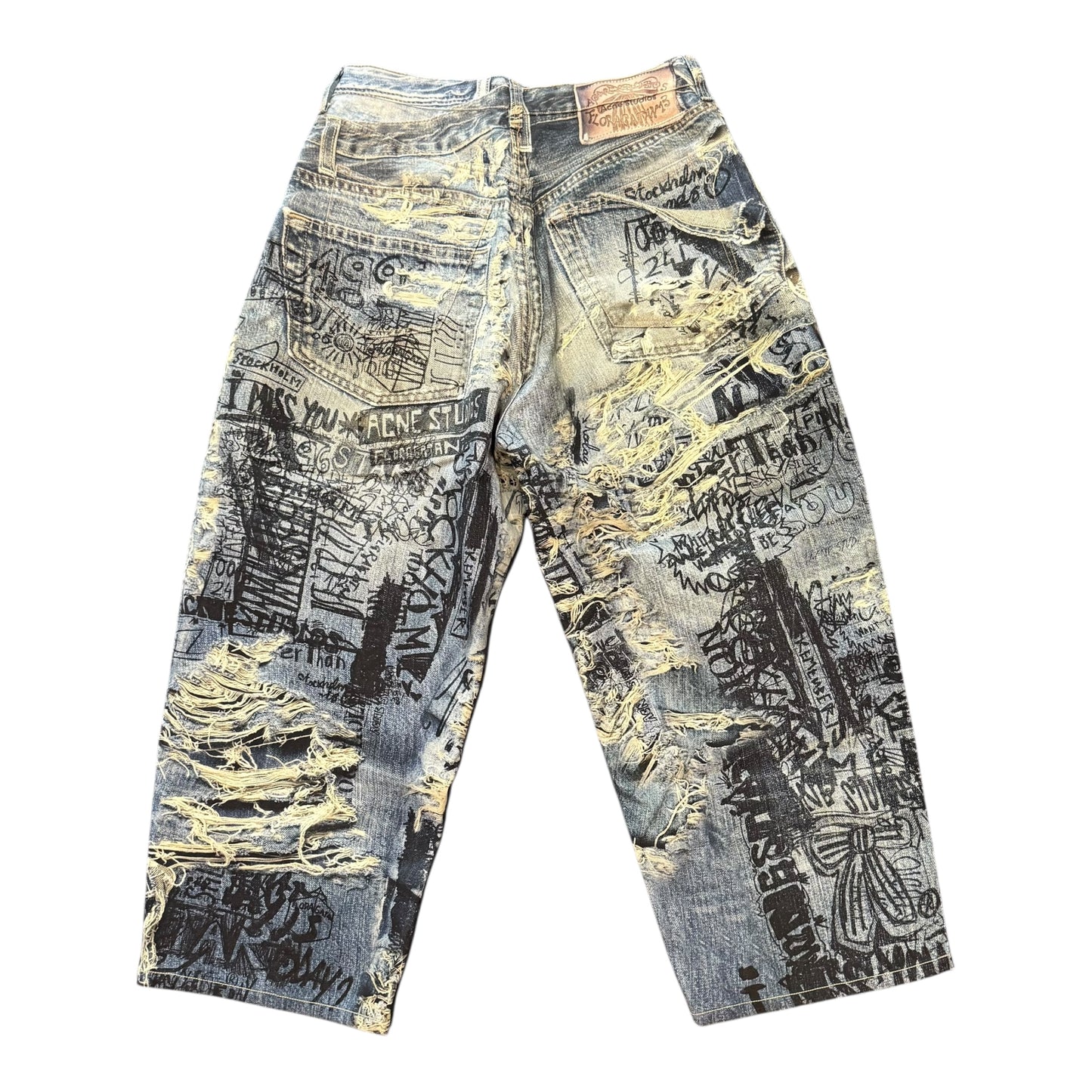 Acne Studios Trompe L’oeil Denim