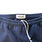Joshua Jamal Navy Flare Shorts
