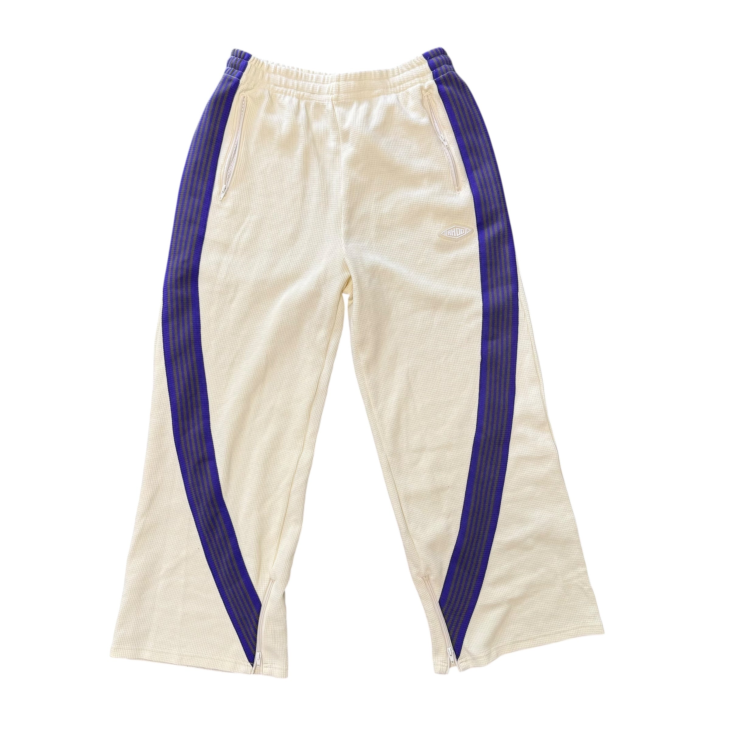 GV Gallery x HMDD Cream/Purple Waffle Knit Pants