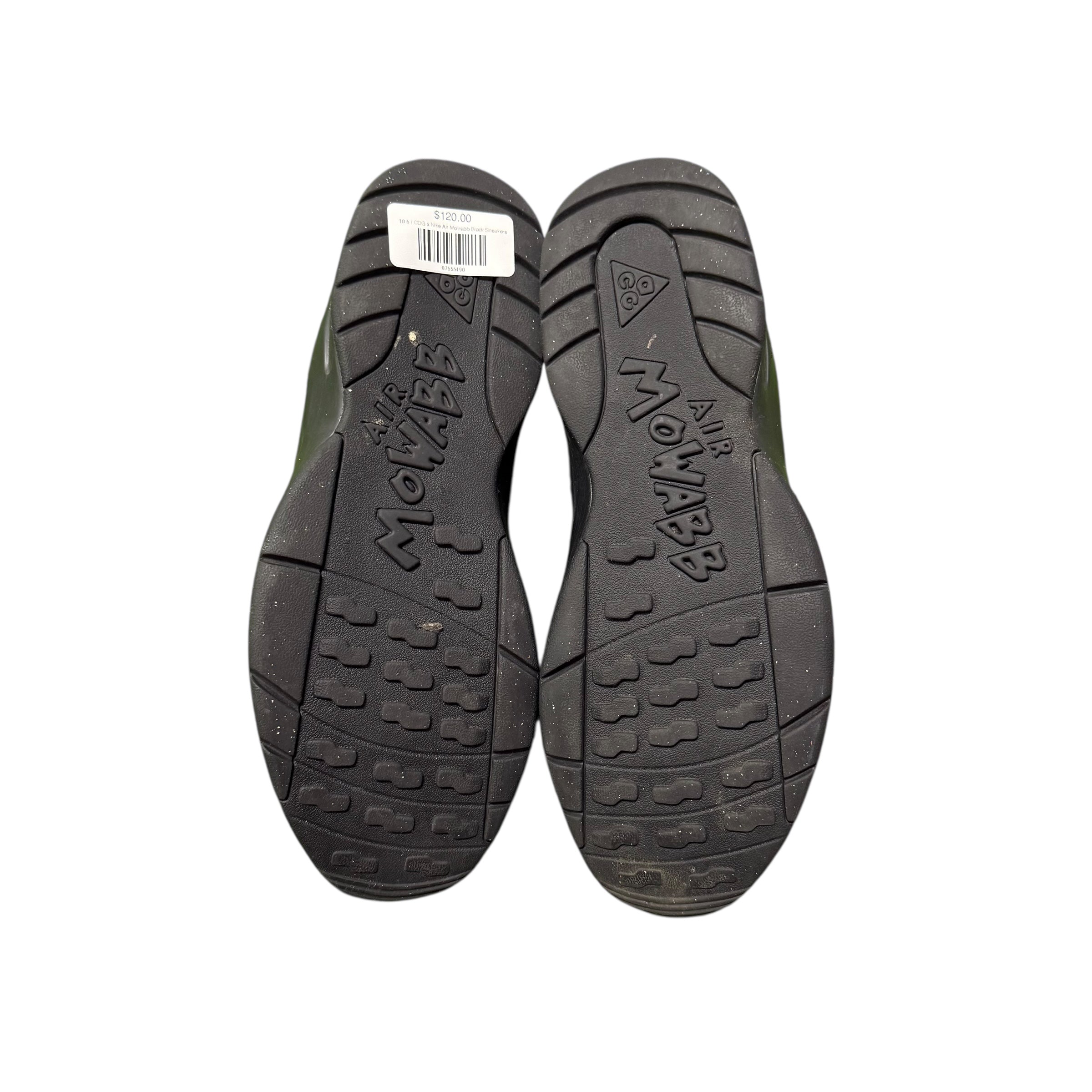 CDG x Nike Air Mowabb Black Sneakers