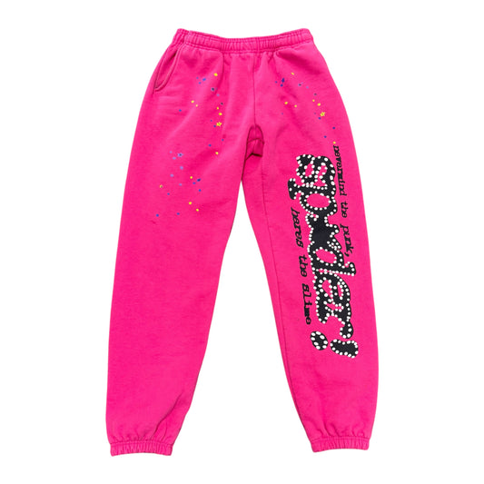 Sp5der Pink Sweatpants