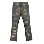 NEW LostShdws. Distressed Flare Jeans